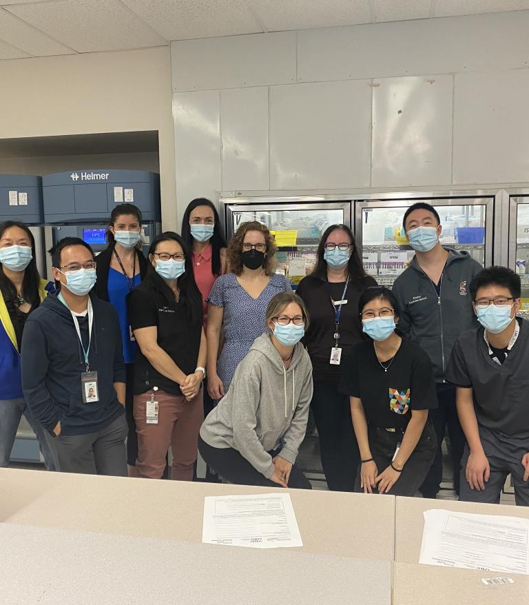 VCH's Transfusion Medicine team.